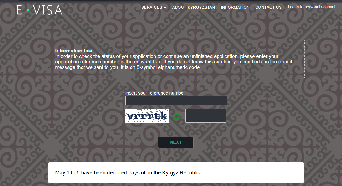 eVisa Tracker: Check Application Status